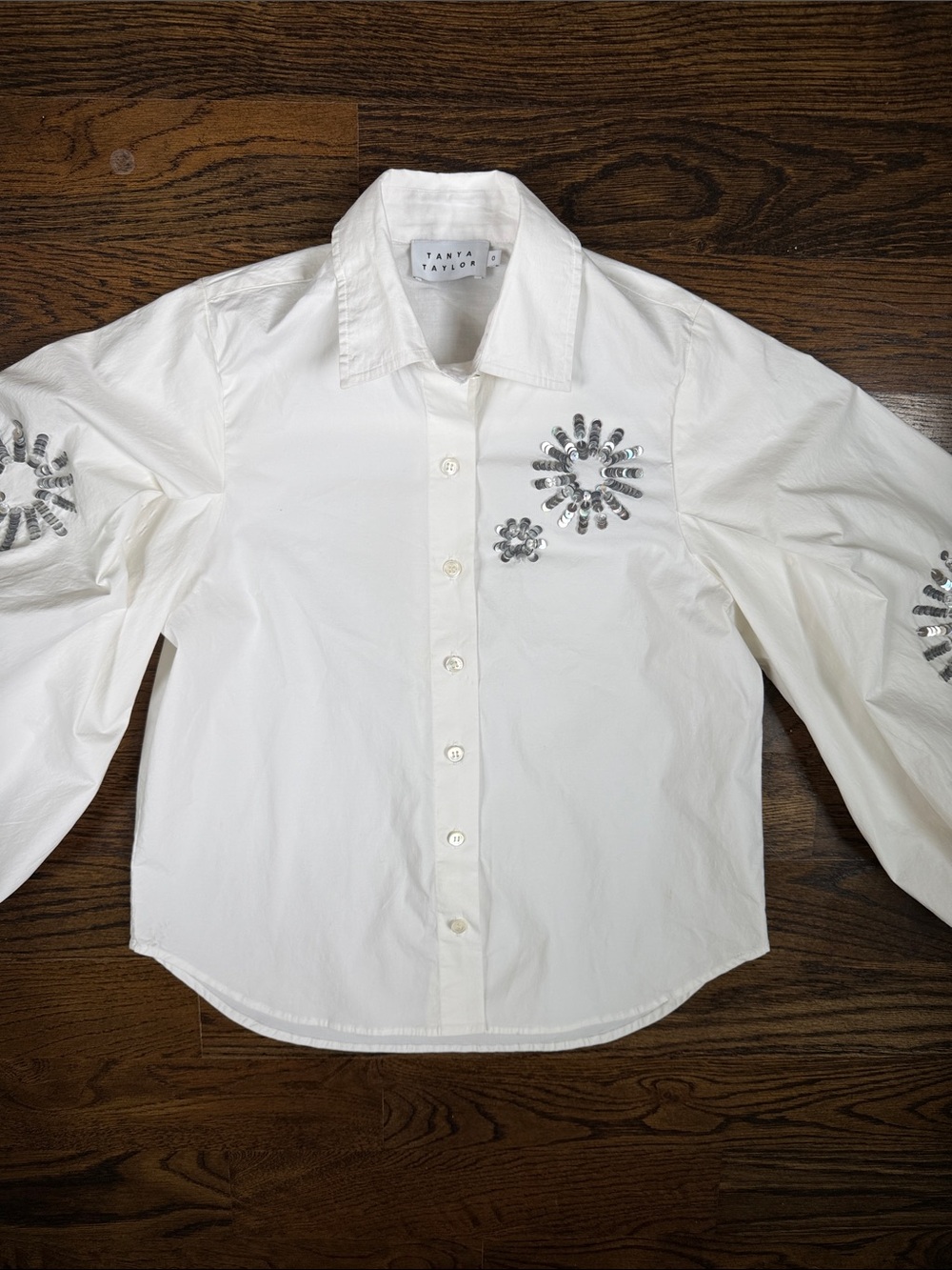 Tanya Taylor White Blouse Size 0